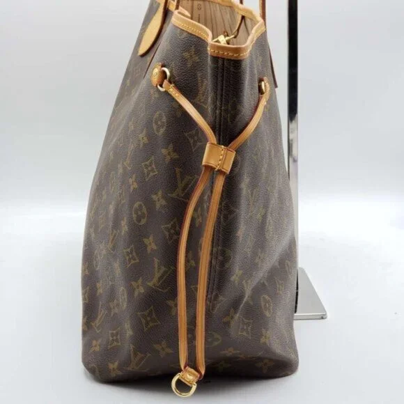 Louis Vuitton Neverfull GM Brown Monogram Canvas Shoulder Bag 890-070324 - Picture 3 of 15